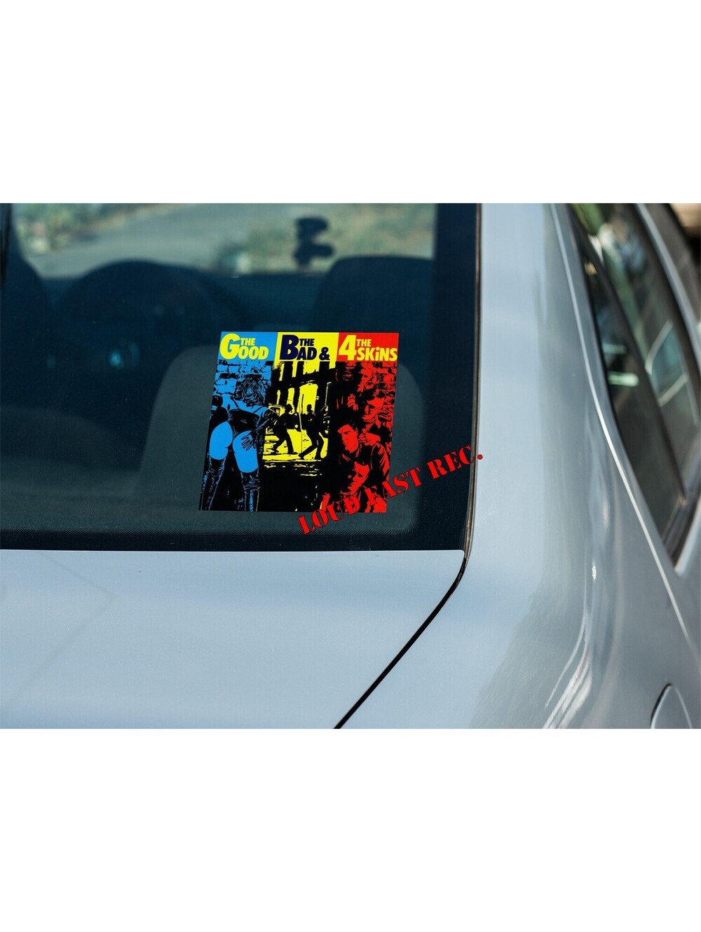 THE 4-SKINS - THE GOOD THE BAD THE 4 SKINS STICKER DECAL skinhead oi! punk